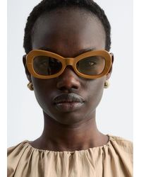 & Other Stories - Oval Cat-Eye Sunglasses - Lyst