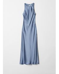 & Other Stories - Sleeveless Satin Midi Dress - Lyst