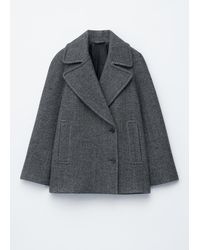 & Other Stories - Short Double-Breasted Wool Coat - Lyst