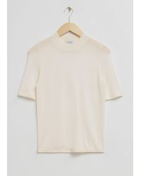 & Other Stories - Delicate Knit T-shirt - Lyst
