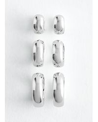& Other Stories - Chunky Hoop Set - Lyst