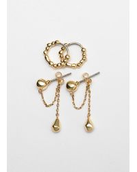 & Other Stories - Ensemble De Boucles D'Oreilles À Chaîne - Lyst