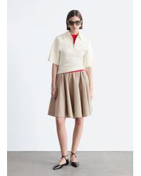 & Other Stories - Half-Zip Polo Top - Lyst