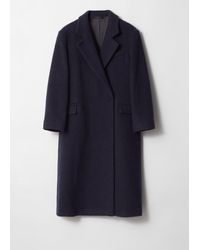 & Other Stories - Double-Breasted Wool Coat - Lyst