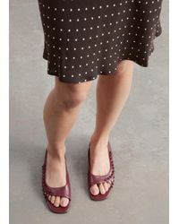 & Other Stories - Leather Slingback Sandals - Lyst