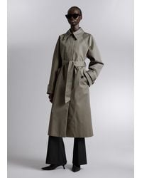& Other Stories - Single-breasted Trench Coat - Lyst