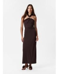 & Other Stories - Robe Midi À Dos Nu - Lyst