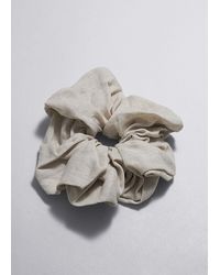 & Other Stories - Large Linen Scrunchie - Lyst