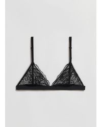 & Other Stories - Floral-lace Soft Bra - Lyst