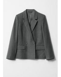 & Other Stories - Double-Breasted Wool Blazer - Lyst
