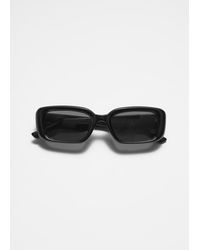& Other Stories - Bold Rectangular-Frame Sunglasses - Lyst