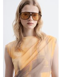 & Other Stories - Oversized Aviator Sunglasses - Lyst