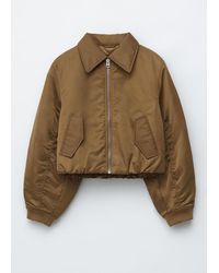 & Other Stories - Cropped Bomber Jacket - Lyst