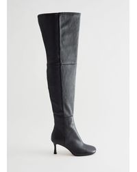 & Other Stories - Over Knee Leather Boots - Lyst