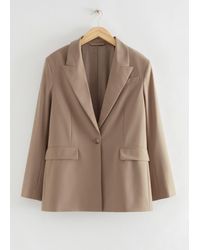 & Other Stories - Single-breasted Tailored Blazer - Lyst