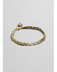 & Other Stories - Heart Charm Chain Bracelet - Lyst