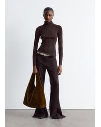 & Other Stories - Rib-Knit Lurex Turtleneck - Lyst