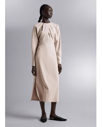 & Other Stories - Pleated Midi Dress - Lyst