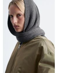 & Other Stories - Hooded Wool Scarf - Lyst