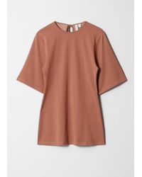 & Other Stories - Long Fitted T-Shirt - Lyst