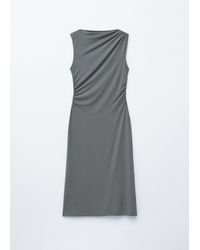 & Other Stories - Sleeveless Draped Midi Dress - Lyst