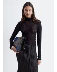 & Other Stories - Lace Turtleneck Top - Lyst