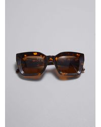 & Other Stories - Polarized Rectangular Sunglasses - Lyst
