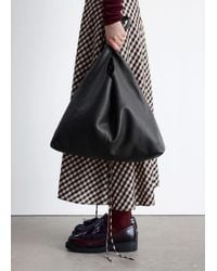& Other Stories - Large Leather Tote - Lyst