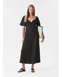 & Other Stories - Robe Midi En Lin - Lyst