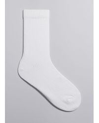 & Other Stories - Cotton Rib Sock - Lyst