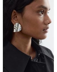& Other Stories - Sculptural Panel Earrings - Lyst