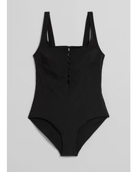 & Other Stories - Button Up Swimsuit - Lyst