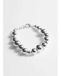 & Other Stories - Asymmetrical Beaded Bracelet - Lyst