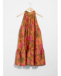 & Other Stories - Minikleid Mit Schleife - Lyst