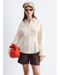 & Other Stories - Pleated-Waist Linen Shirt - Lyst