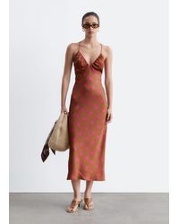 & Other Stories - Satin Slip Midi Dress - Lyst