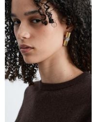 & Other Stories - Bar Stud Earrings - Lyst