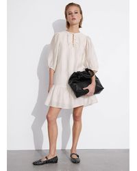& Other Stories - Loose-fit Puff Sleeve Dress - Lyst