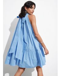 & Other Stories - Bow-detailed Mini Dress - Lyst