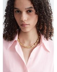 & Other Stories - Textured Chain Necklace - Lyst