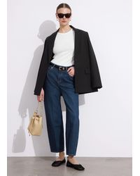 & Other Stories - Cropped Barrel-leg Jeans - Lyst