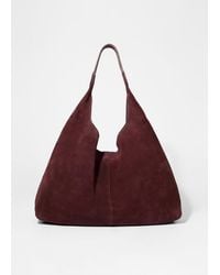 & Other Stories - Large Suede Tote Bag - Lyst