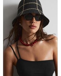 & Other Stories - Woven Straw Bucket Hat - Lyst
