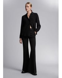 & Other Stories - Flared Wool Trousers - Lyst