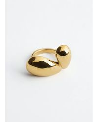 & Other Stories - Sculptural Brass Ring - Lyst