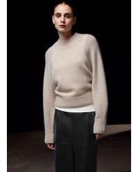 & Other Stories - Mock Neck Wool Sweater - Lyst