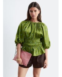 & Other Stories - Smocked Blouse - Lyst