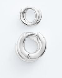 & Other Stories - Chunky Hoop Earring Set - Lyst