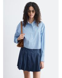 & Other Stories - Cropped Cotton Twill Shirt - Lyst