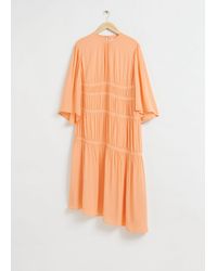 & Other Stories - Ruched Relaxed-fit Asymmetric Dress - Lyst